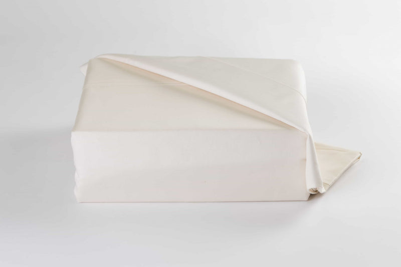 An Athena 1000 thread count long staple egyptian cotton white duvet cover set with pillow shams