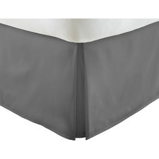 Athena Cotton Bedskirt Grey