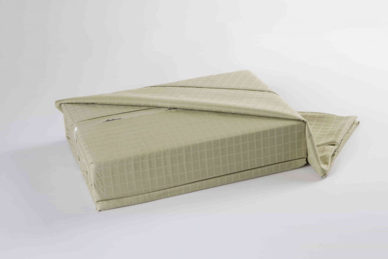 Athena Bamboo cotton pillow cases and bamboo cotton sheets in green
