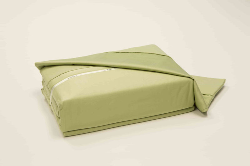 Athena 500 Thread Count Long Staple Luxury Cotton Duvet Cover Set for Canada in green 3