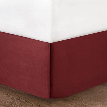 Athena Cotton Bedskirt Red